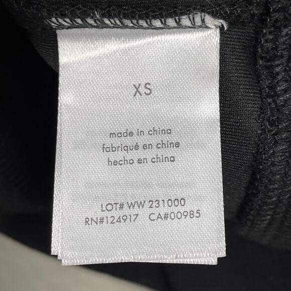 We Wore What Balloon Sleeve Crew Neck Sweatshirt Black XS NWT Oversized Lounge - Picture 11 of 16